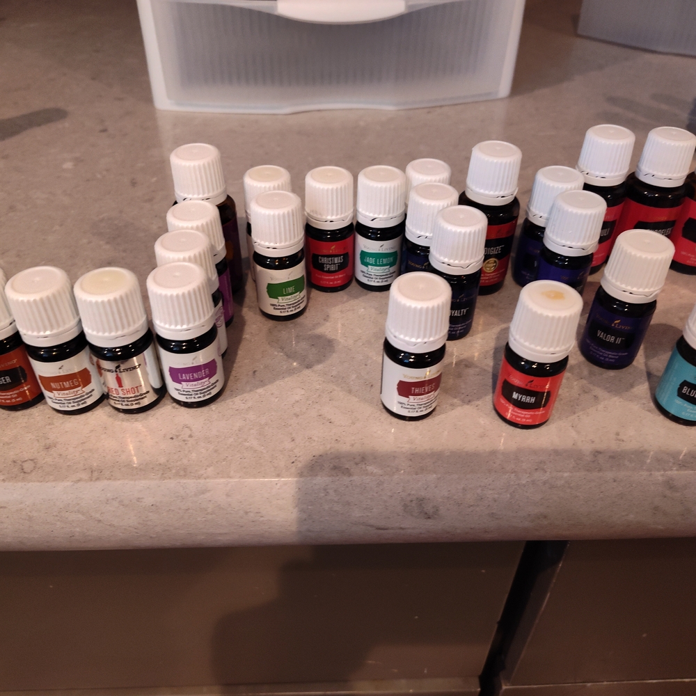 Assorted Essential Oil Bottles - Multi Color